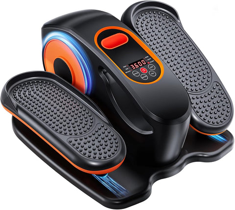 Under Desk Elliptical Exercise Machine, Ellipse Leg Exerciser with Remote