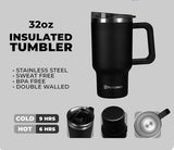 ويستنجهاوس، كوب معزول من الستانلس ستيل مزدوج الجدار، يحافظ على السخونة لمدة 6 ساعات والبرودة لمدة 9 ساعات