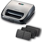 Kenwood Sandwich Maker 3 Plates 750W BKMTL - SMM02.000SI