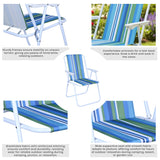 Folding Beach Chair with Arm Rest - K2660