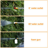 Cordless Pressure Washer, Portable Pressure Washer with Rechargeable 1 Battery 4-in-1 Nozzle, Handheld High-Pressure Car Washer Gun