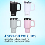 ويستنجهاوس، كوب معزول من الستانلس ستيل مزدوج الجدار، يحافظ على السخونة لمدة 6 ساعات والبرودة لمدة 9 ساعات