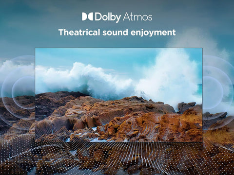 تلفزيون تي سي ال 75P6K مقاس 75 بوصة بدقة 4K فائقة الوضوح، وتقنية HDR، تلفزيون ذكي يعمل بنظام جوجل تي في (صوت Dolby، تحكم صوتي، متوافق مع مساعد Google).