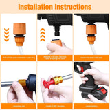 Cordless Pressure Washer, Portable Pressure Washer with Rechargeable 1 Battery 4-in-1 Nozzle, Handheld High-Pressure Car Washer Gun