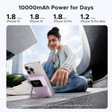 UGREEN 45328, Uno Magnetic Wireless Power Bank 10000mAh 20W - Purple