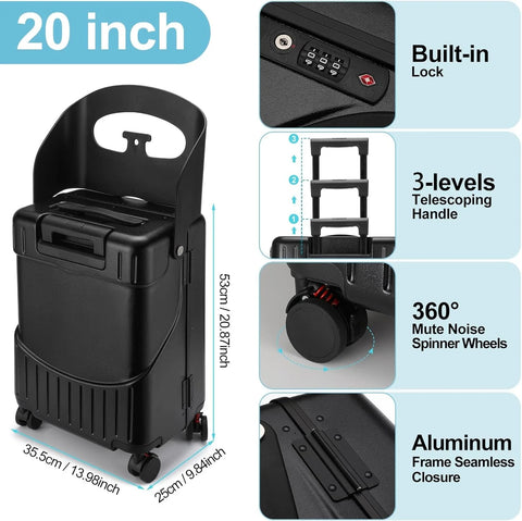 KarryOn, Ride-On Luggage With Kids Seat - 20"