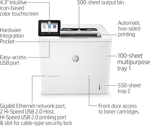 HP M611dn, LaserJet Enterprise Printer
