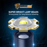 BSON Force USA Telescopic Flashlight - 2000 Lumens, Adjustable Focus Beam