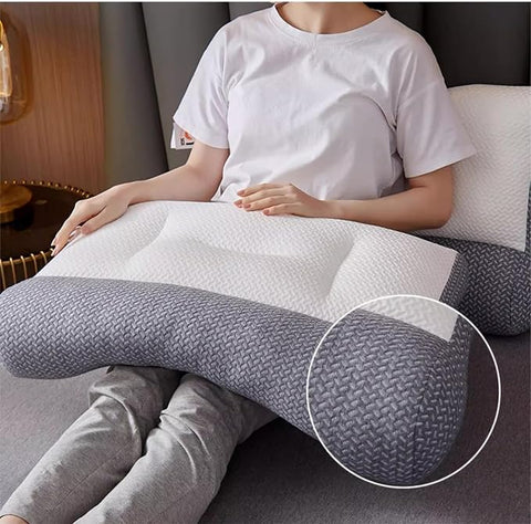 Neck Pillow Super Ergonomic Pillow - Protect Your Neck and Spine,Ergonomic Pillows for Sleeping,Pillow for All Sleeping Positions