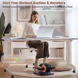 Under Desk Elliptical Exercise Machine, Ellipse Leg Exerciser with Remote