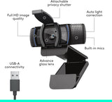 Logitech, C920S HD Pro Webcam with Privacy Shutter