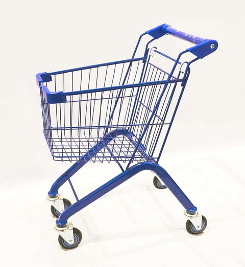 KidKartz Metal Shopping Cart for Kids, Blue