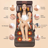 5-in-1 Full-Body Heated Massage Mat with Shiatsu Neck & Shoulder Massage
