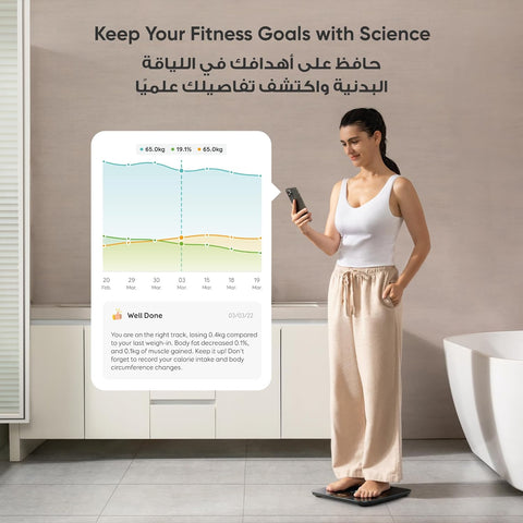 يوفي T9150K11، ميزان ذكي P3 – أسود