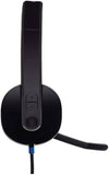 Logitech 981-000480, H540 USB Headset - Black