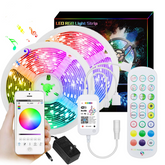 Gopeta, TUYA Smart WiFi LED Strip Light 5m, RGB+CW (2700–6500K) – WiFi & Bluetooth Dual Mode