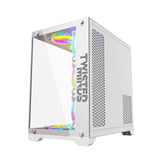 Twisted Minds Bullet-07 Mid Tower Gaming Case - White (7 ARGB Fans Included)