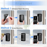Gopeta, TUYA Smart WiFi Video Door Bell - Black