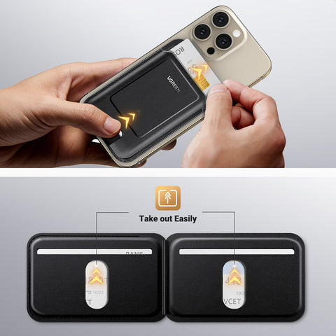 UGREEN 45165, Magnetic Wallet with Stand - Black