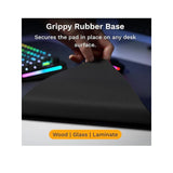 Glorious, GMP 2 Edgeless Cloth Gaming Mouse Pad XL - Black