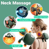 Black Bull Massage for Shoulder, Neck, Lower Abdominal, and Shoulder Massager with Heat Deep