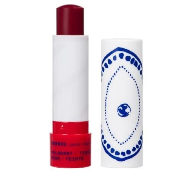 Korres Lip Balm Mulberry Tinted 4.5g Korres Lip Balm Mulberry Tinted 4.5g