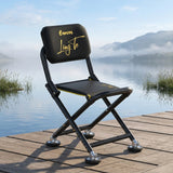 LingTe Adjustable Folding Fishing Chair with Padded Backrest & Carry Bag