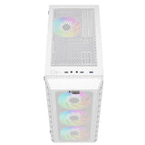 Twisted Minds Apex-03 Mid Tower, 3*120mm ARGB Fan Gaming Case - White
