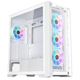 GAMEON Vortex Arctic Series Mid Tower Gaming Case - White