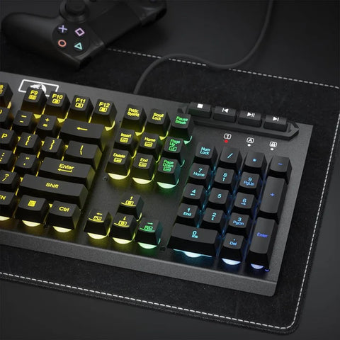 Redragon, ADITYA K513 Membrane Gaming Keyboard - Black