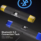 Redragon GS512, Wireless RGB Desktop Speakers - Black