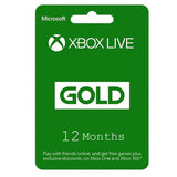 XBOX live 12 Months