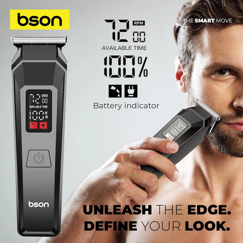BSON Professional Hair Clipper - High-Performance Motor & Fast Charging