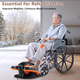 Under Desk Elliptical Exercise Machine, Ellipse Leg Exerciser with Remote