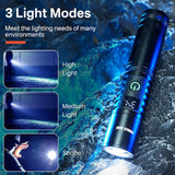 BSON Force USA Telescopic Flashlight - 2000 Lumens, Adjustable Focus Beam