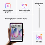 Apple, iPad Mini 7th (A17 Pro), Wi-Fi Tablet, 8 GB RAM, 8.3-Inch