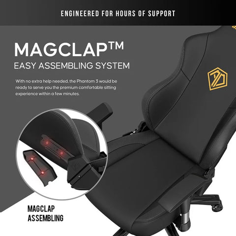 AndaSeat Phantom 3 Gaming Chair Large - Black
