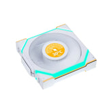 LIAN LI, UNI FAN SL Wireless LCD 120mm ARGB Case Fans with 1.6” LCD Screen (3 Pack) - White