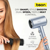 BSON Blowster Hair Dryer - 1800W with LCD Display & Overheat Protection
