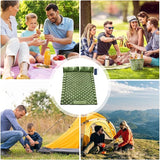Double Inflatable Camping Air Mattress with Built-In Foot Pump & Dual Pillows – 200 × 120 cm