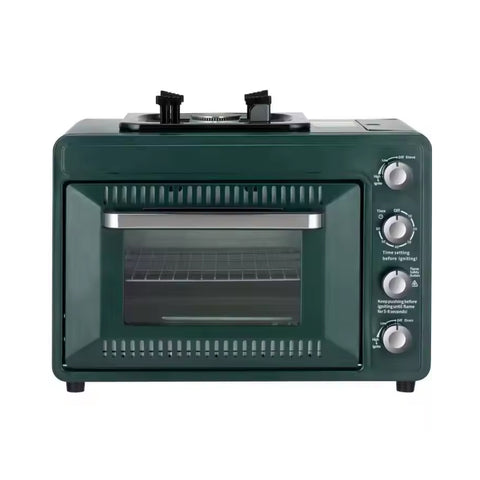 Portable 2-in-1 Butane Gas Camping Oven & Stove – 25 L, 2.1 kW