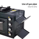 Portable 2-in-1 Butane Gas Camping Oven & Stove – 25 L, 2.1 kW