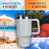 ويستنجهاوس، كوب معزول من الستانلس ستيل مزدوج الجدار، يحافظ على السخونة لمدة 6 ساعات والبرودة لمدة 9 ساعات