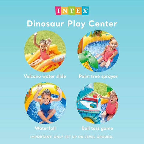 INTEX DINOSAUR PLAY CENTER 249CM x 191CM x 109CM