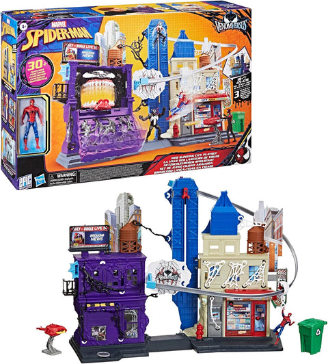 Hasbro G0737, Marvel Spider-Man VenomVersus Web Slinging City Playset