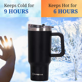 ويستنجهاوس، كوب معزول من الستانلس ستيل مزدوج الجدار، يحافظ على السخونة لمدة 6 ساعات والبرودة لمدة 9 ساعات