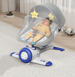 Electric Baby Swings for Infants to Toddler Indoor Portable Baby Swing for Babies Boys Girls with 4 Sway Speeds,4-Speed Timer Baby Rocking Chair