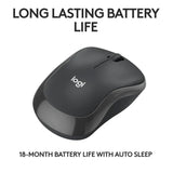 Logitech M241, Silent Bluetooth Mouse β Graphite