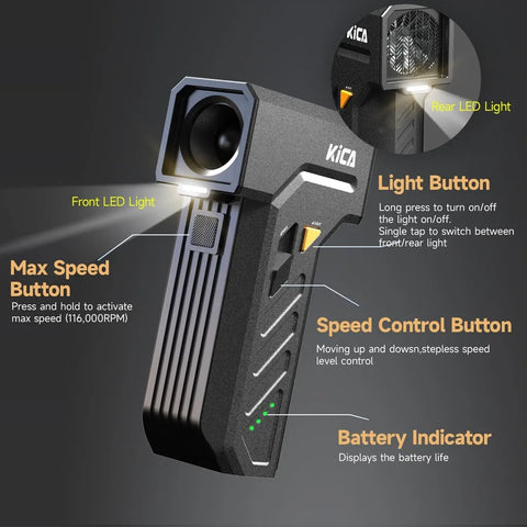 KiCA Jet Fan Ultra - Black