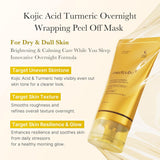 Medicube, Kojic Acid Turmeric Night Wrapping Mask, 75ml